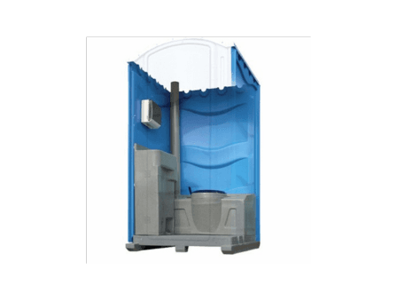 cold chemical toilet inside